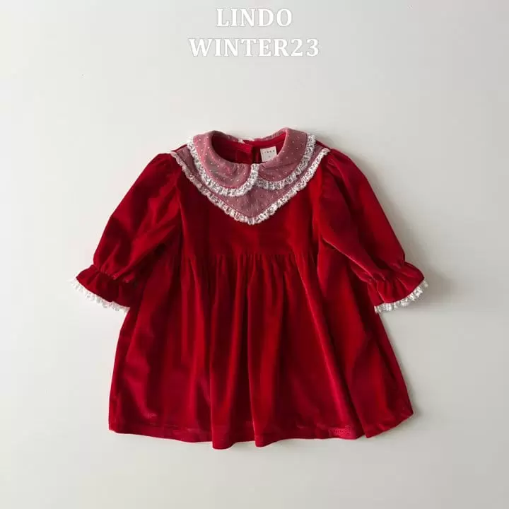 Lindo - Korean Children Fashion - #minifashionista - Snow Velvet One-Piece