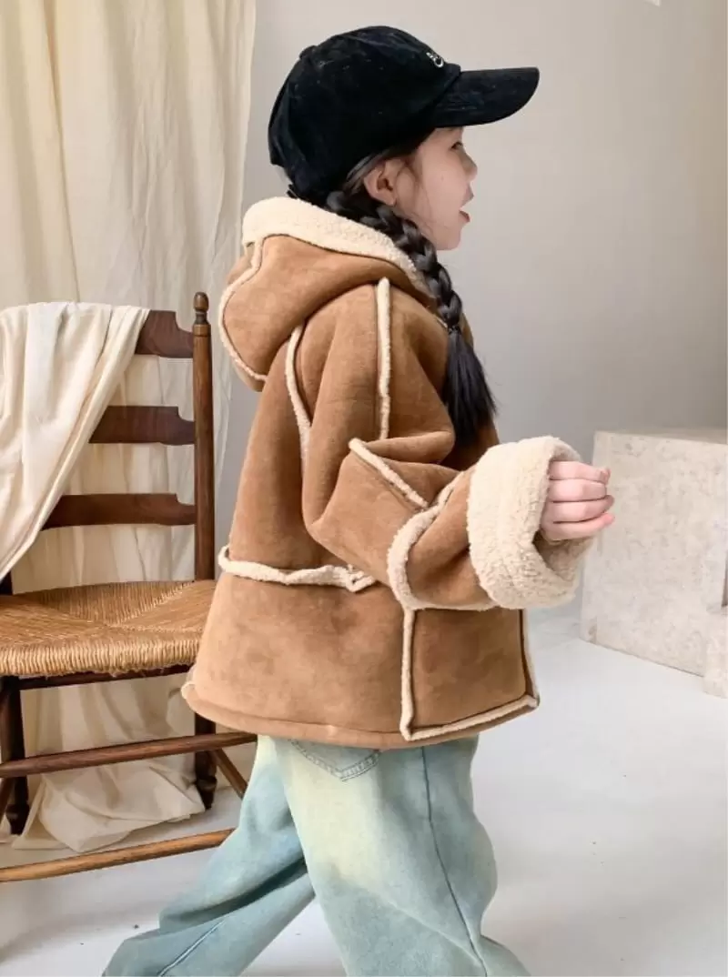 Little Rabbit - Korean Children Fashion - #Kfashion4kids - Carmel Hoody Mustang - 8