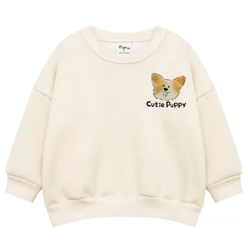 Little Rabbit - Korean Children Fashion - #childofig - Fleece Cute Puppy Top Bottom Set - 10