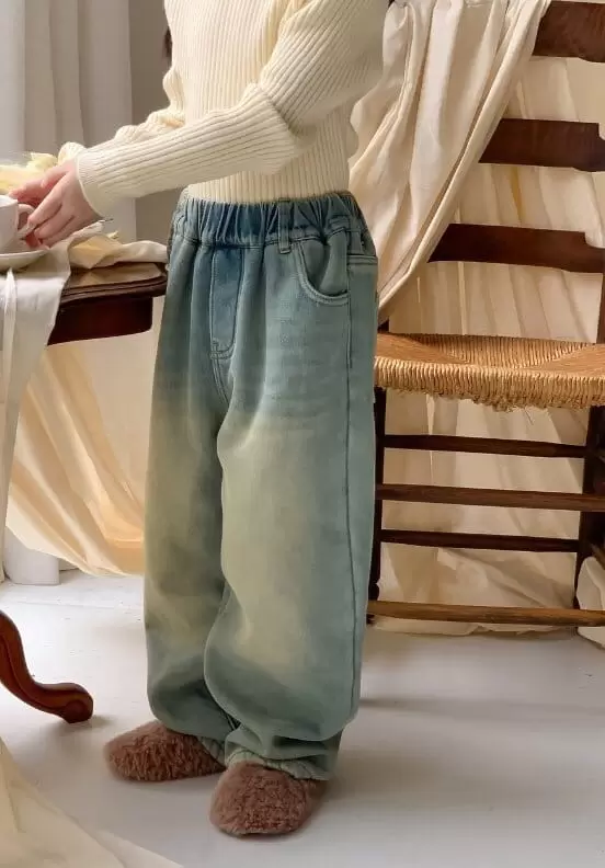 Little Rabbit - Korean Children Fashion - #kidsshorts - Mink Jeans - 9