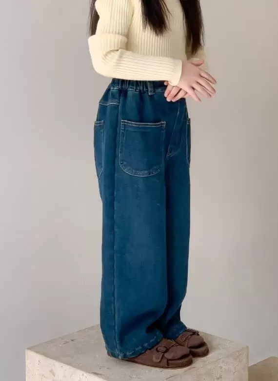 Little Rabbit - Korean Children Fashion - #todddlerfashion - Mink Jeans