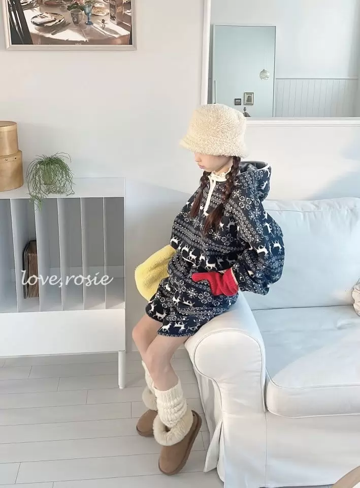 Love Rosie - Korean Children Fashion - #minifashionista - Nordic Fleece Half Zip-Up - 5