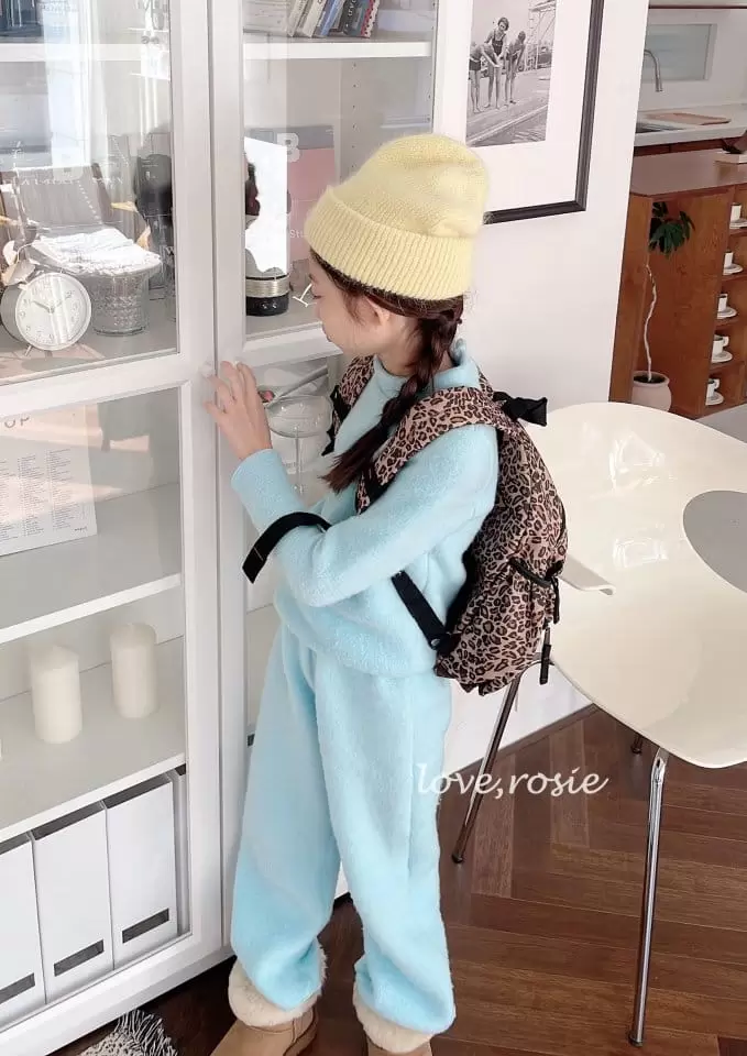 Love Rosie - Korean Children Fashion - #prettylittlegirls - Cozy Pants Top Bottom Set - 5