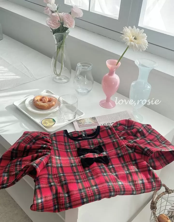 Love Rosie - Korean Children Fashion - #stylishchildhood - Vivian Check One-Piece - 7