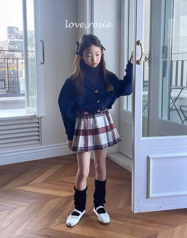 Love Rosie - Korean Children Fashion - #todddlerfashion - School Embroider Cardigan - 4