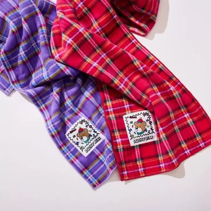 Middle Name - Korean Children Fashion - #childrensboutique - Check Patch Muffler - 4