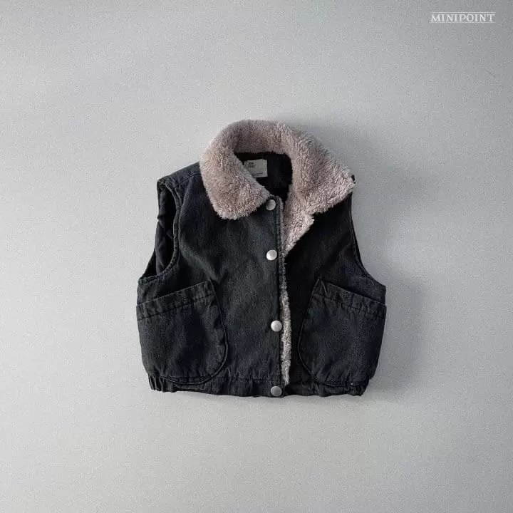 Minipoint - Korean Children Fashion - #childofig - 70's Warm Vest - 2