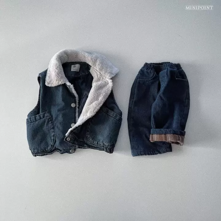 Minipoint - Korean Children Fashion - #childrensboutique - 70's Warm Vest - 3