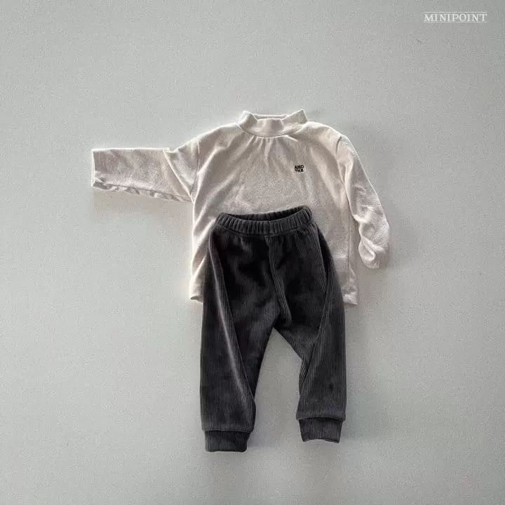Minipoint - Korean Children Fashion - #kidsshorts - Warm Twofold Leggings - 2