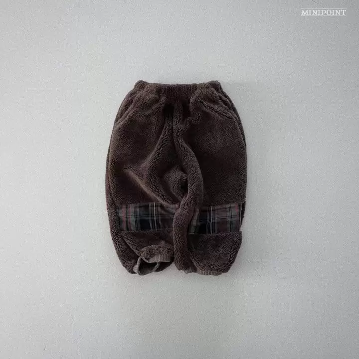 Minipoint - Korean Children Fashion - #kidsshorts - Check Bear Pants