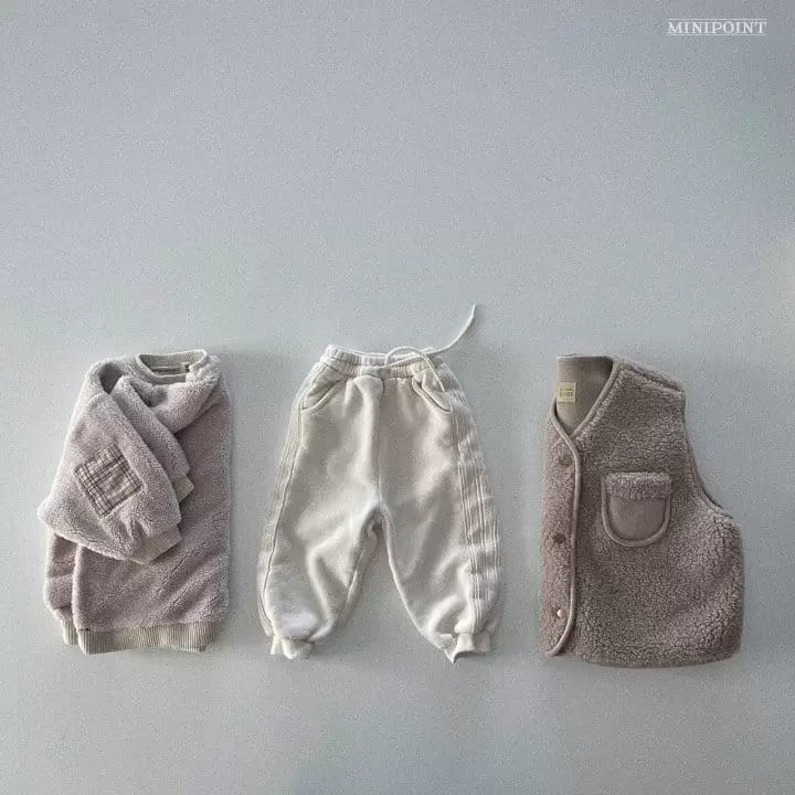 Minipoint - Korean Children Fashion - #kidsstore - Rib Pants - 2