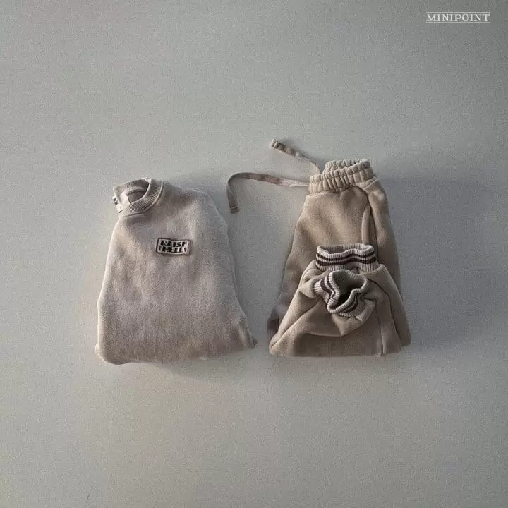 Minipoint - Korean Children Fashion - #littlefashionista - Hem Banding Pants - 2