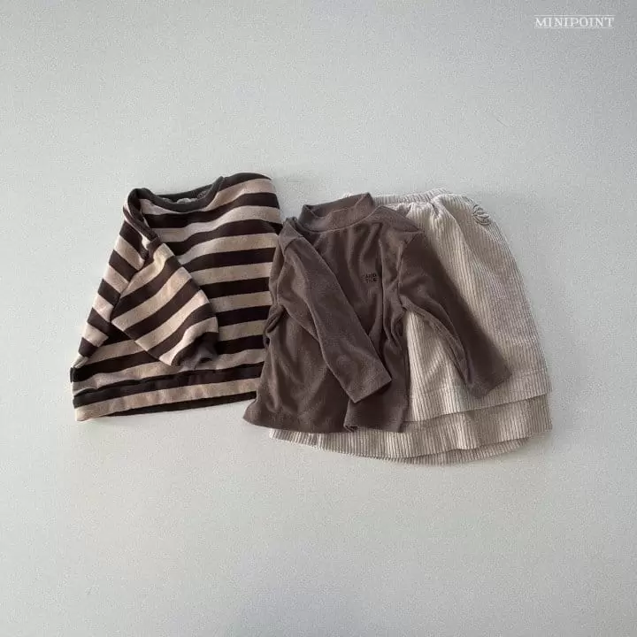 Minipoint - Korean Children Fashion - #magicofchildhood - Half Turtleneck Tee