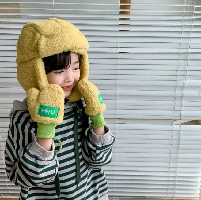 Miso - Korean Baby Fashion - #babyoninstagram - Color Ear Muffler - 3