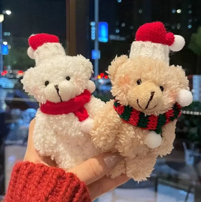 Miso - Korean Children Fashion - #kidsshorts - Christmas Bear Keyring