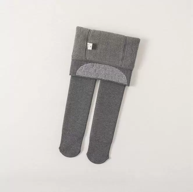 Miso - Korean Children Fashion - #kidsshorts - Fleece Foot Leggings - 5