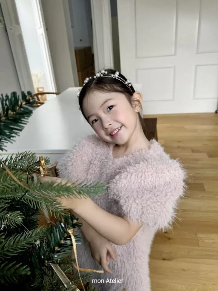 Mon Atelier - Korean Children Fashion - #minifashionista - Pearl Hair Band - 10
