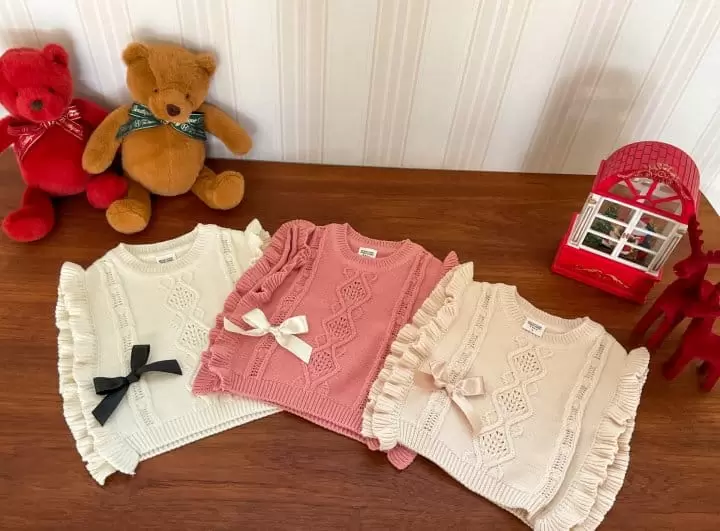 Moncher Chouchou - Korean Children Fashion - #childofig - Viento Ribbon Vest
