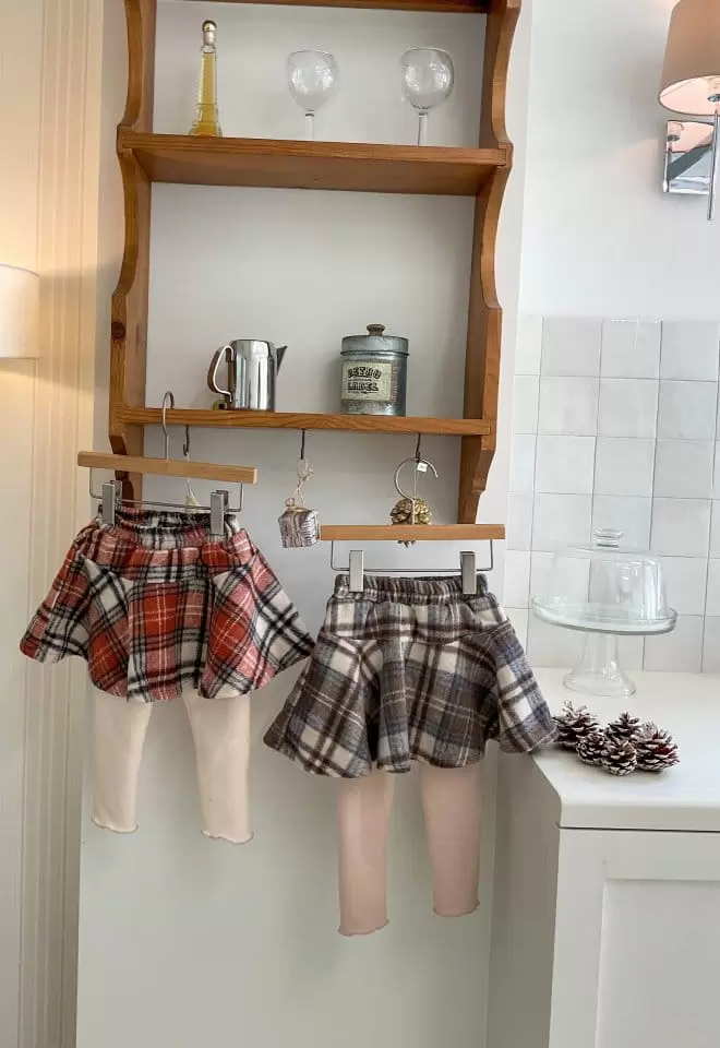 Moncher Chouchou - Korean Children Fashion - #childrensboutique - Karel Skirt Leggings - 3