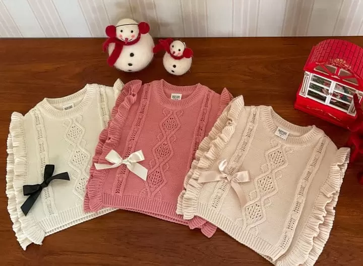 Moncher Chouchou - Korean Children Fashion - #childrensboutique - Viento Ribbon Vest - 2