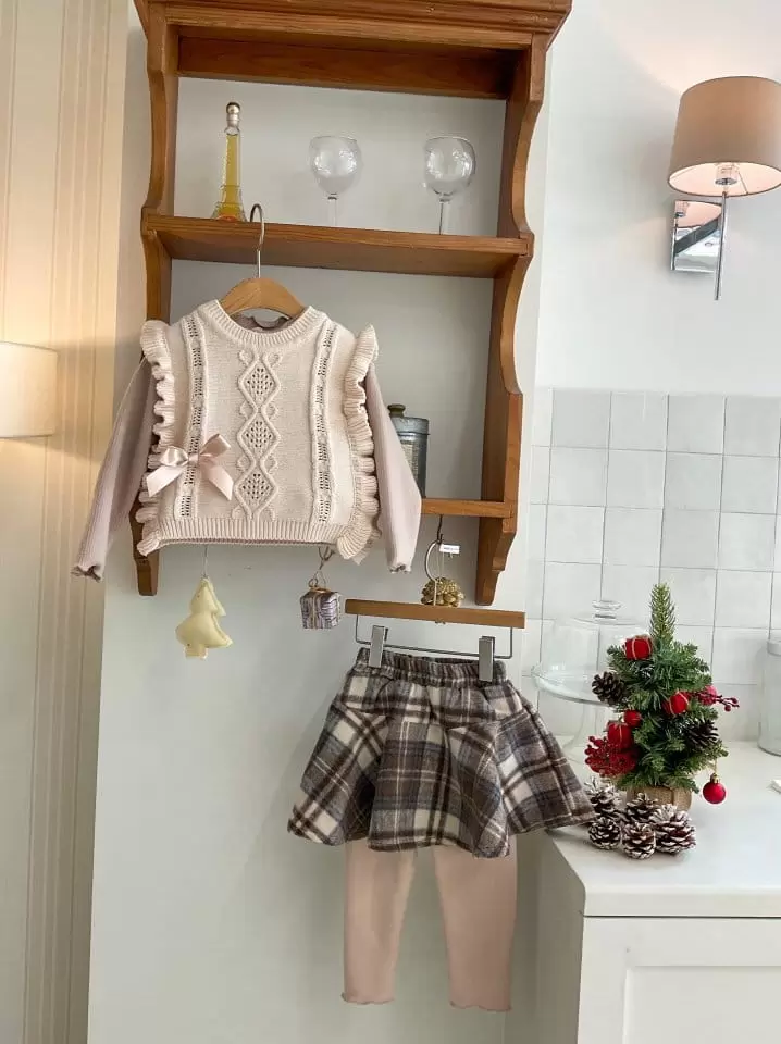 Moncher Chouchou - Korean Children Fashion - #discoveringself - Karel Skirt Leggings - 5