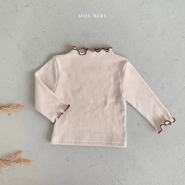 Mos Bebe - Korean Baby Fashion - #babyoninstagram - Miu Half Turtleneck Tee - 3