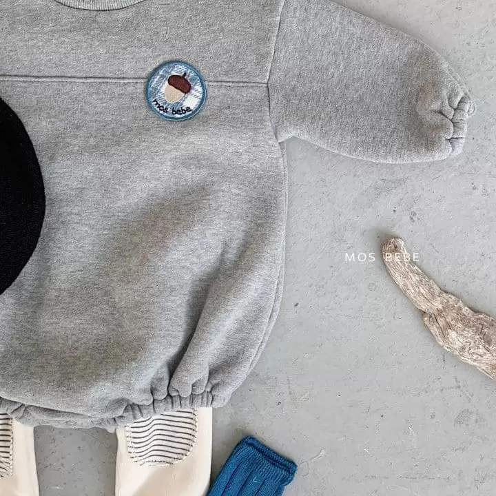 Mos Bebe - Korean Baby Fashion - #babyootd - Acorn Body Suit - 9