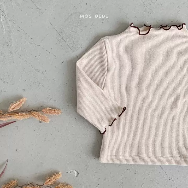 Mos Bebe - Korean Baby Fashion - #babyoninstagram - Miu Half Turtleneck Tee - 4