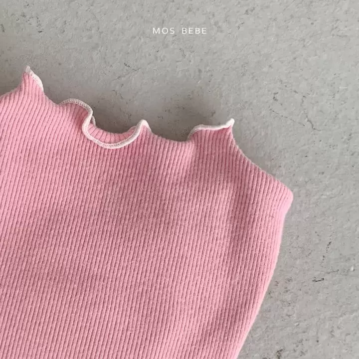 Mos Bebe - Korean Baby Fashion - #babyoutfit - Miu Half Turtleneck Tee - 6