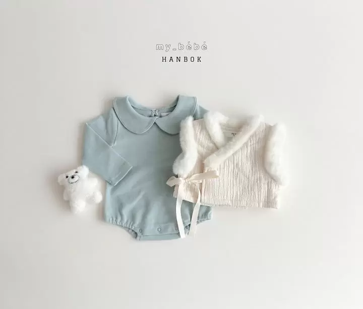 My Bebe - Korean Baby Fashion - #babyfashion - Bebe Collar Dress Up For New Year Set