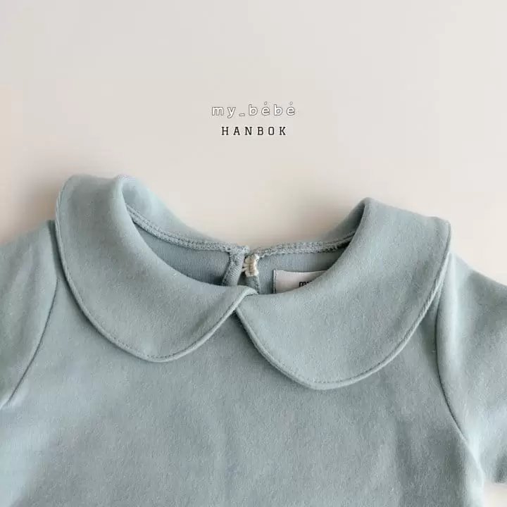 My Bebe - Korean Baby Fashion - #babyoutfit - Bebe Collar Dress Up For New Year Set - 8
