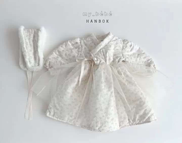 My Bebe - Korean Children Fashion - #kidsshorts - Hug One Piece Dress Up For New Year - 5