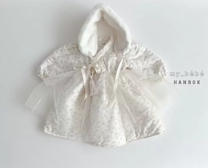 My Bebe - Korean Children Fashion - #kidzfashiontrend - Hug One Piece Dress Up For New Year - 7