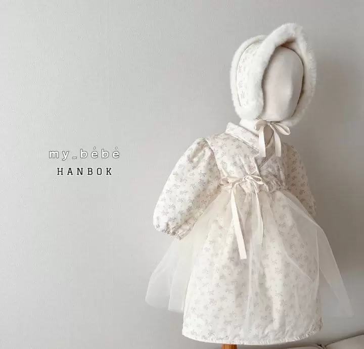 My Bebe - Korean Children Fashion - #magicofchildhood - Hug One Piece Dress Up For New Year - 10