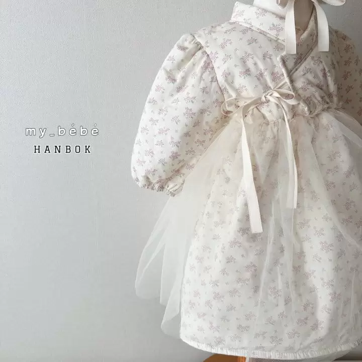My Bebe - Korean Children Fashion - #minifashionista - Hug One Piece Dress Up For New Year - 11