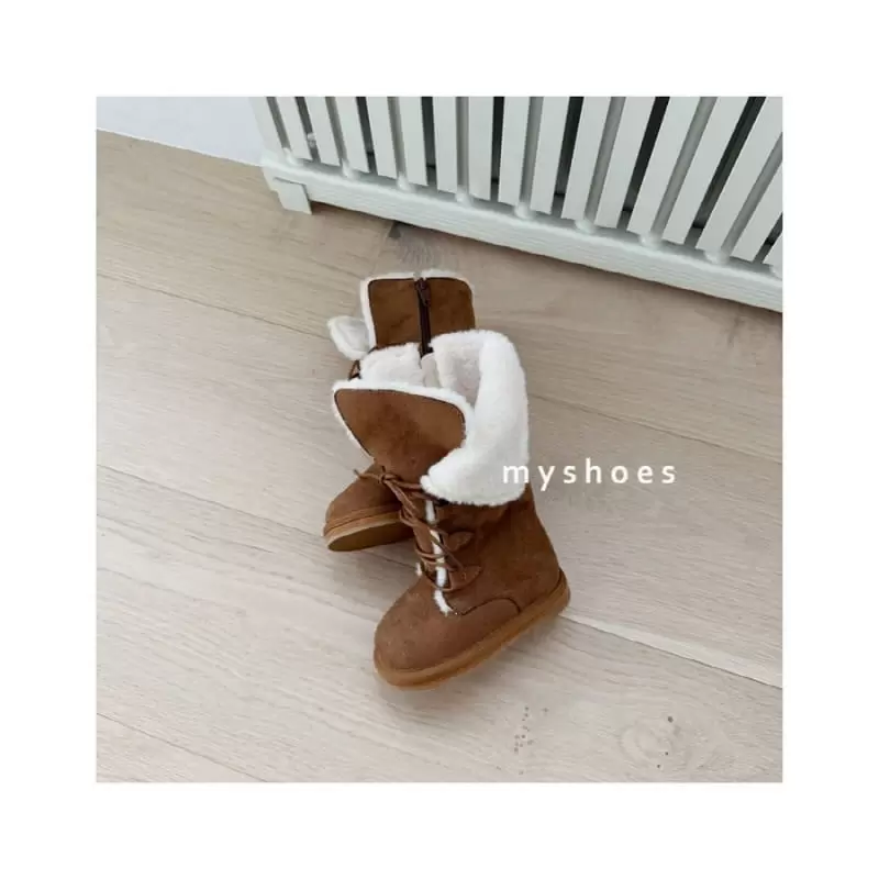 My Socks - Korean Baby Fashion - #babyootd - Santa Boots - 2