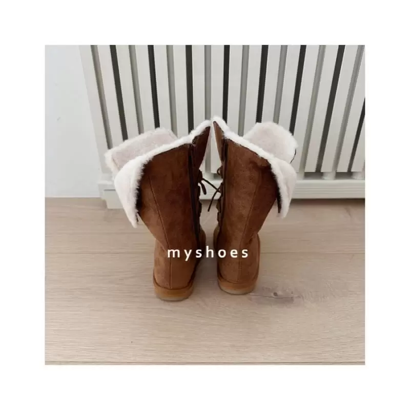 My Socks - Korean Baby Fashion - #babyoutfit - Santa Boots - 3