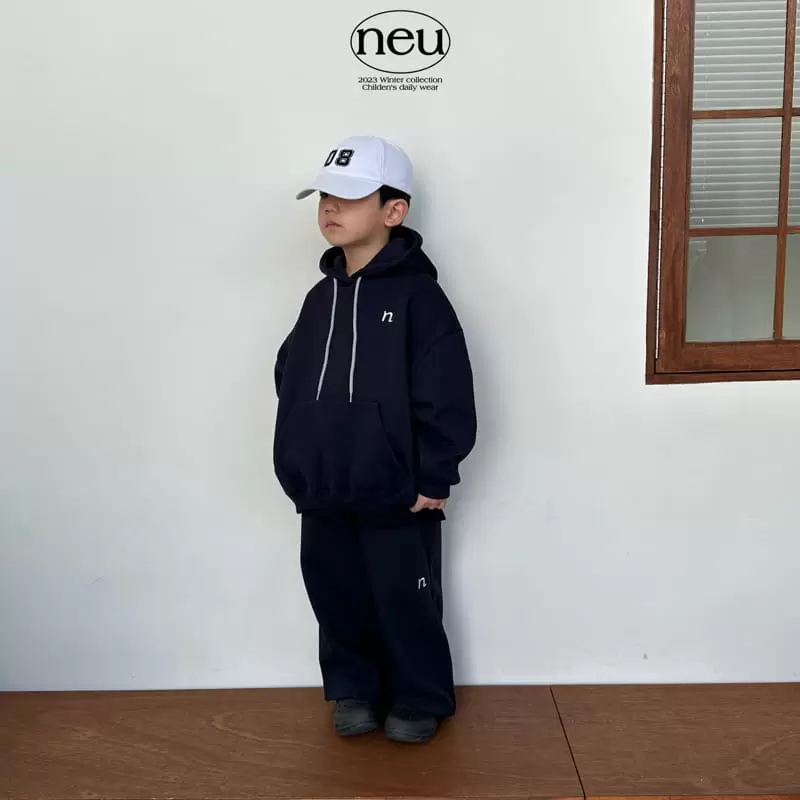 Neu - Korean Children Fashion - #childofig - N Embroider Wide Pants - 2