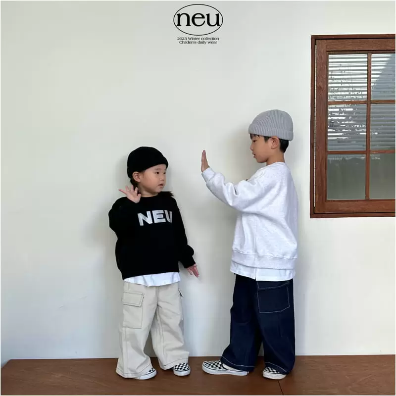 Neu - Korean Children Fashion - #kidsstore - Reflected Sweatshirt - 4