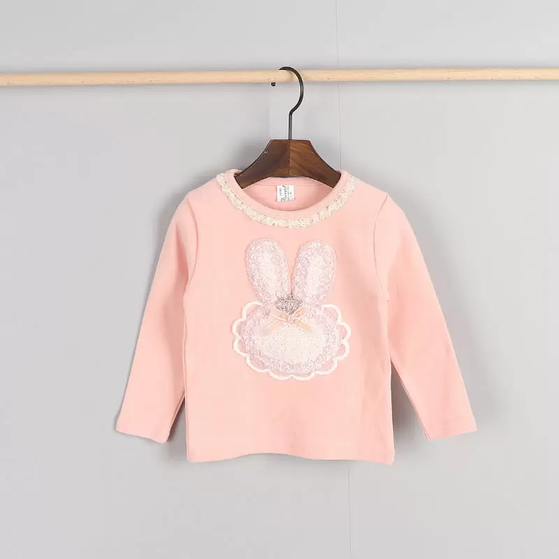 New Pierrot - Korean Children Fashion - #childrensboutique - Rabbit Round Tee - 5