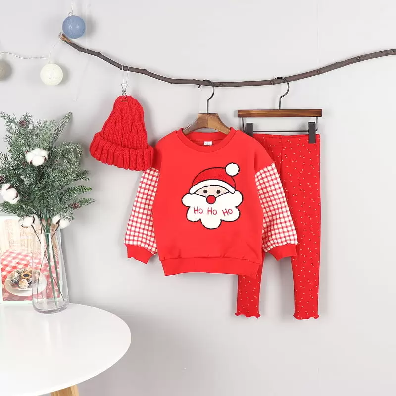 New Pierrot - Korean Children Fashion - #childrensboutique - Santa Fleece Tee - 10