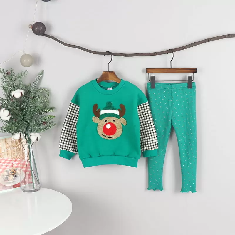 New Pierrot - Korean Children Fashion - #designkidswear - Rudolph Fleece Tee - 8