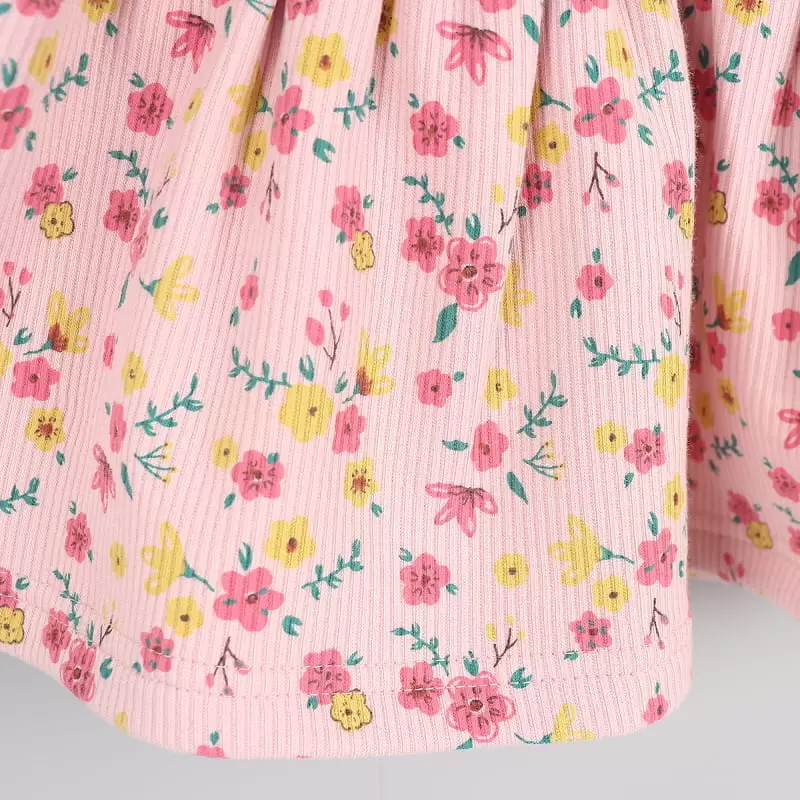 New Pierrot - Korean Children Fashion - #designkidswear - Flower Top Bottom Set - 6