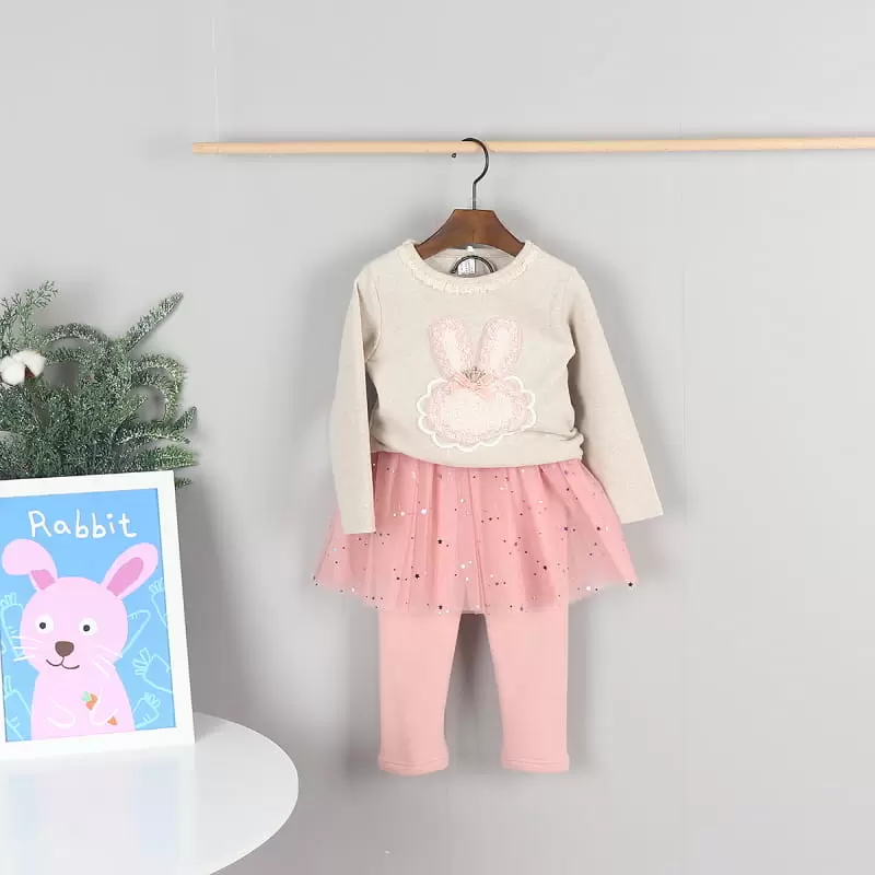 New Pierrot - Korean Children Fashion - #discoveringself - Rabbit Round Tee - 7
