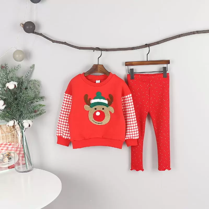 New Pierrot - Korean Children Fashion - #discoveringself - Rudolph Fleece Tee - 9