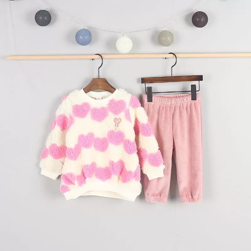 New Pierrot - Korean Children Fashion - #littlefashionista - Bboggle Heart Tee - 4