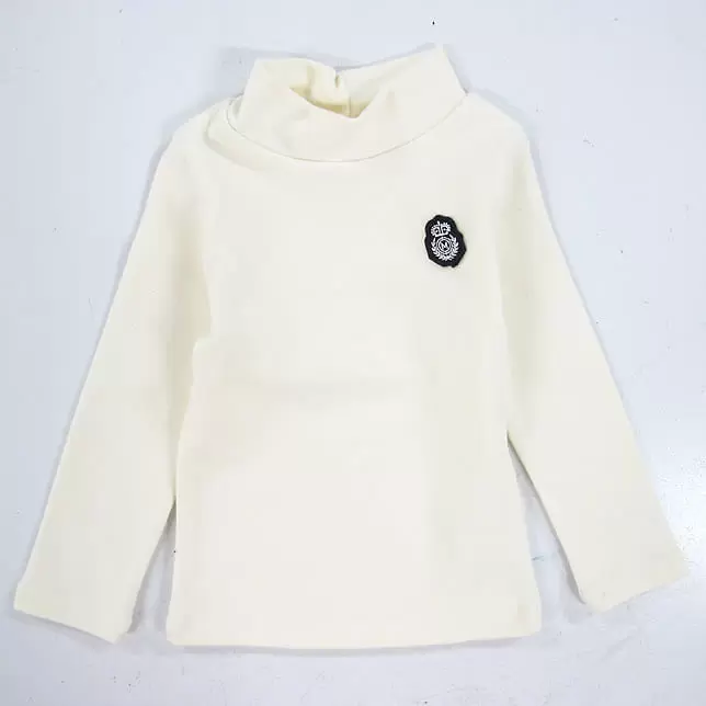 New Pierrot - Korean Children Fashion - #minifashionista - Half Turtleneck Tee