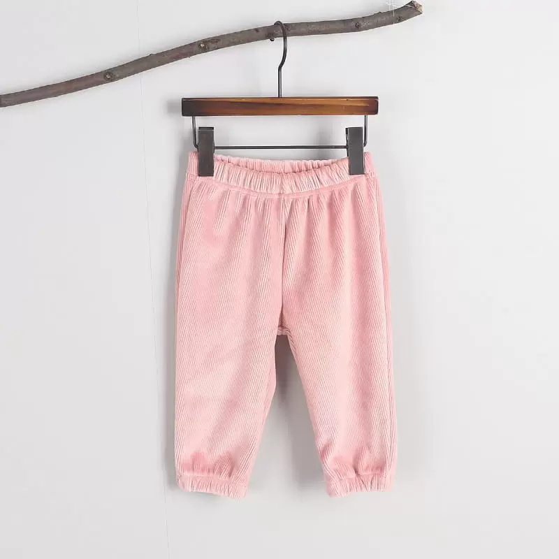 New Pierrot - Korean Children Fashion - #minifashionista - Rib Fleece Jogger Pants - 2