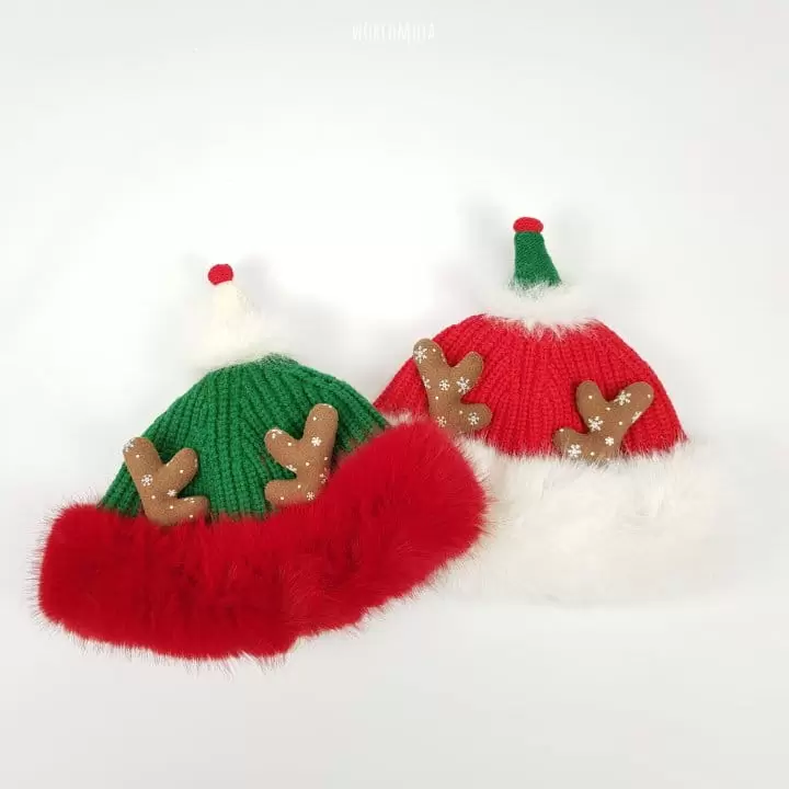 New World - Korean Children Fashion - #designkidswear - Fulffy Santa Hats