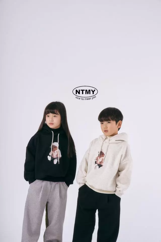 Nice To Meet You - Korean Children Fashion - #kidsshorts - Beanie Bear Hoody - 2